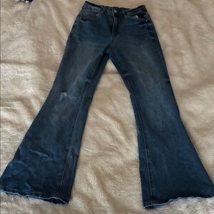 G.I.L.I. Dark Blue Flare Jeans